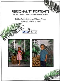 Personality Portraits